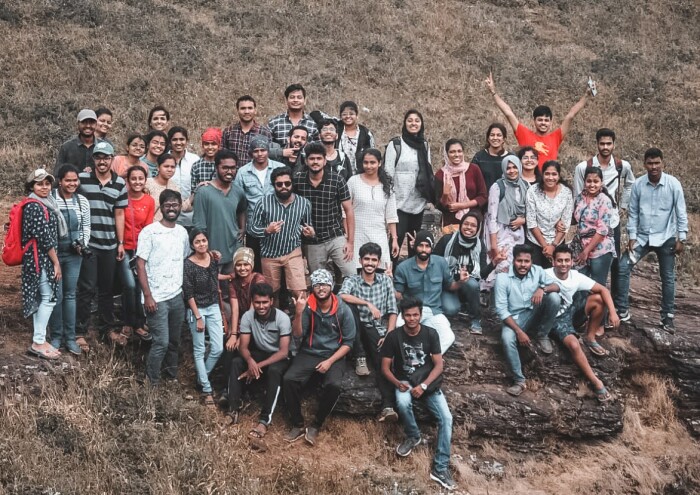 Batch trip. Photo taken at Chikmagalur Hill Station, Karnataka