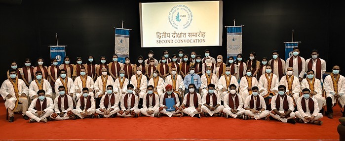 Convocation ceremony for BS-MS Batch 2016-21 held on 25 August 2021.